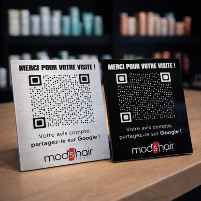 Plaque QR code avis Google