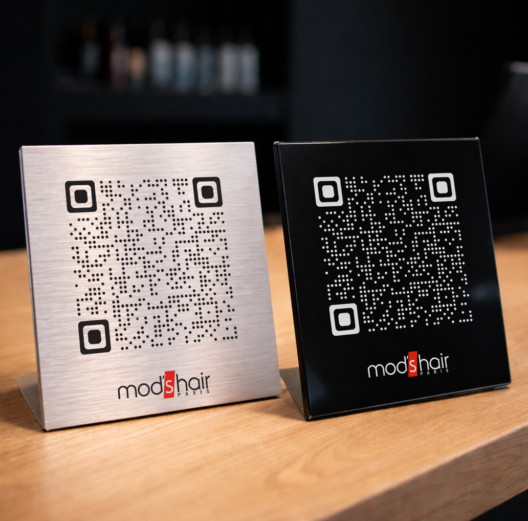 Plaque QR code dynamique